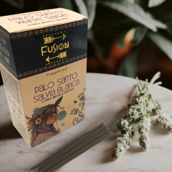 Varas de Pau Santo Dourado e Sálvia Branca