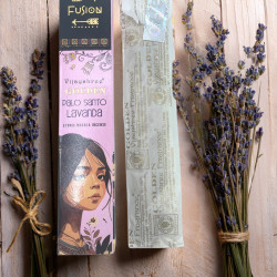 Varas de Pau Santo Dourado e Lavanda